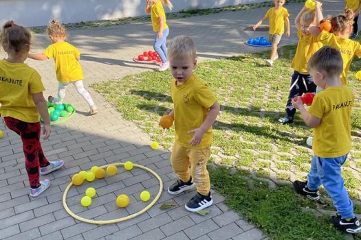 Judumo savaitė darželyje